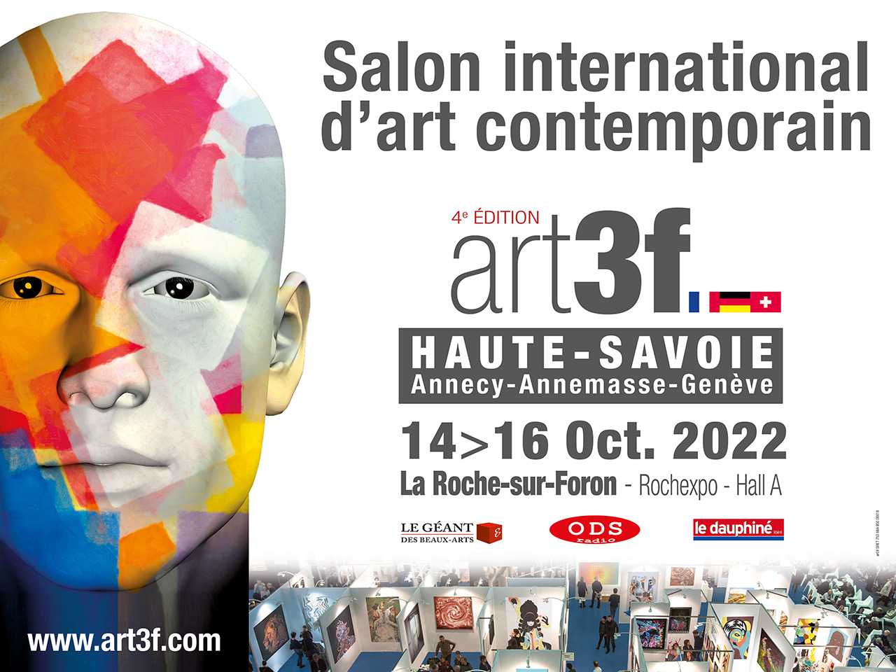 Exposition HAUTE-SAVOIE | La Roche-sur-Foron | Salon d’art contemporain ART 3F// Du 14 au 16 Octobre 2022